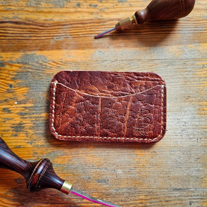 Borubar Skóroszyj - cardholder / mini portfel z wyjątkowej skóry