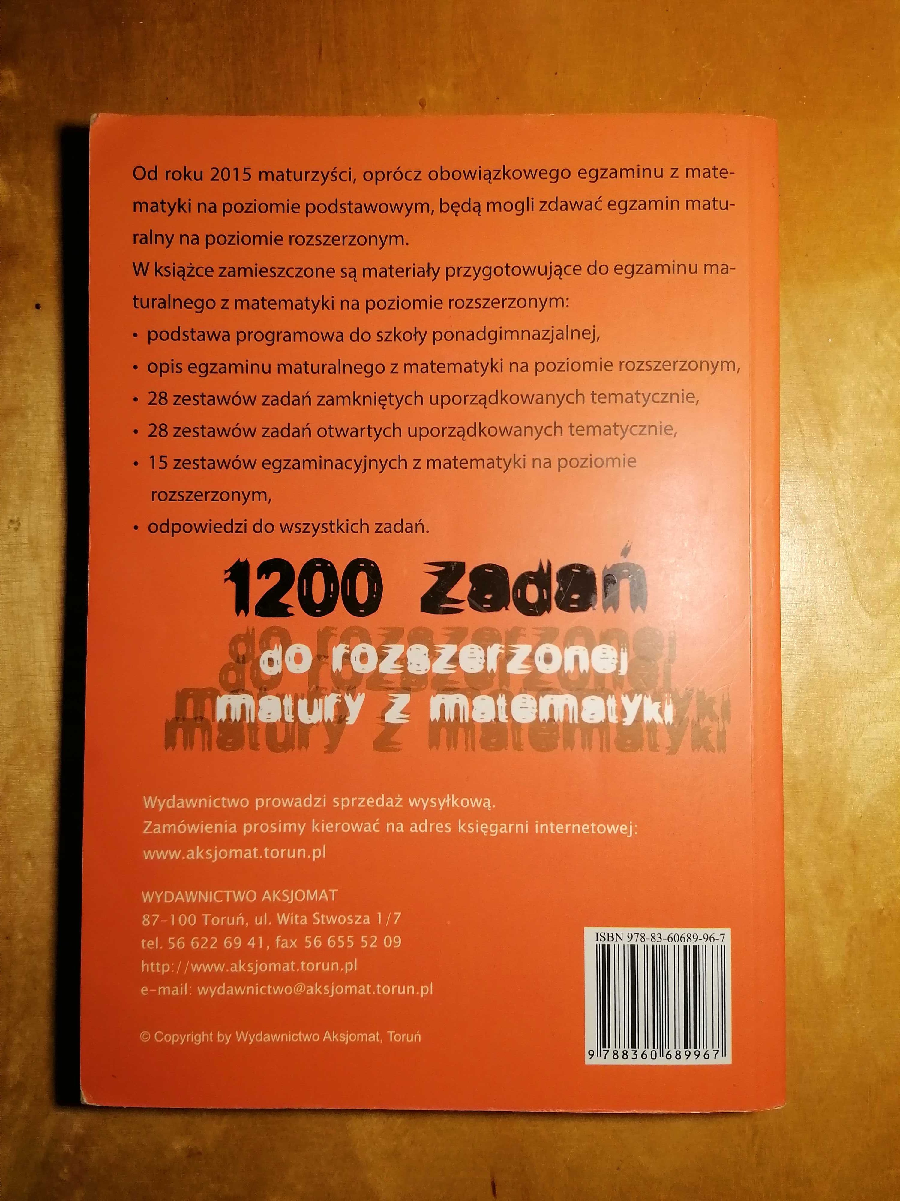 "Testy maturalne - matematyka rozszerzona" Masłowska, Nodzyński i in.