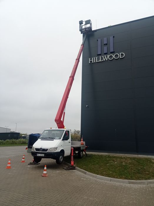 Usługi podnośnikami koszowymi 22 metry