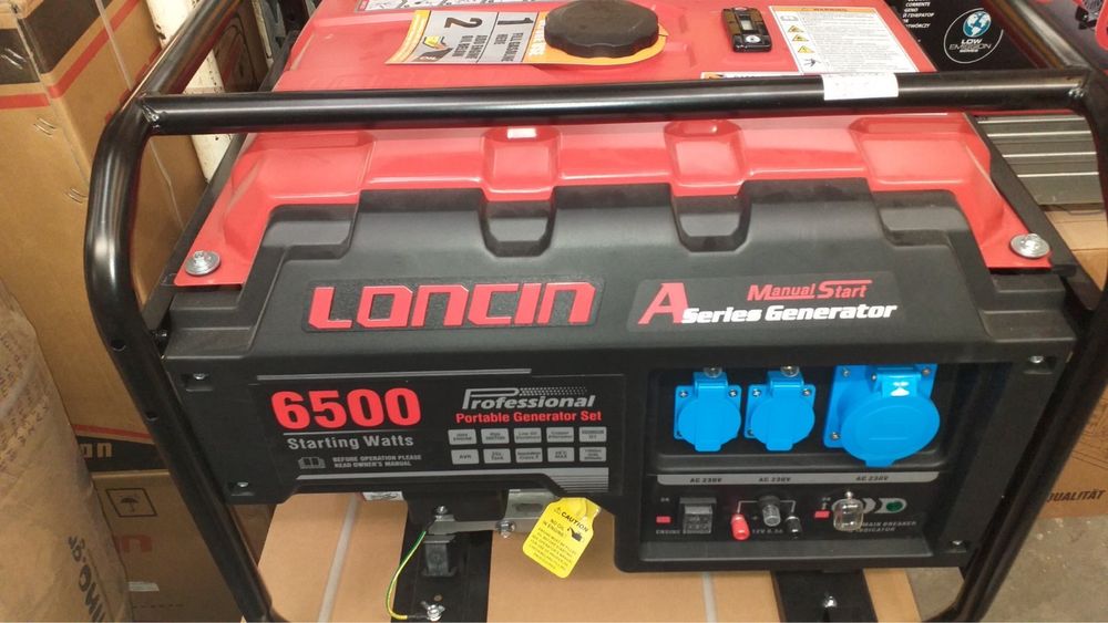 Экономний Бензиновый генератор Loncin 6500 5.5 Квт