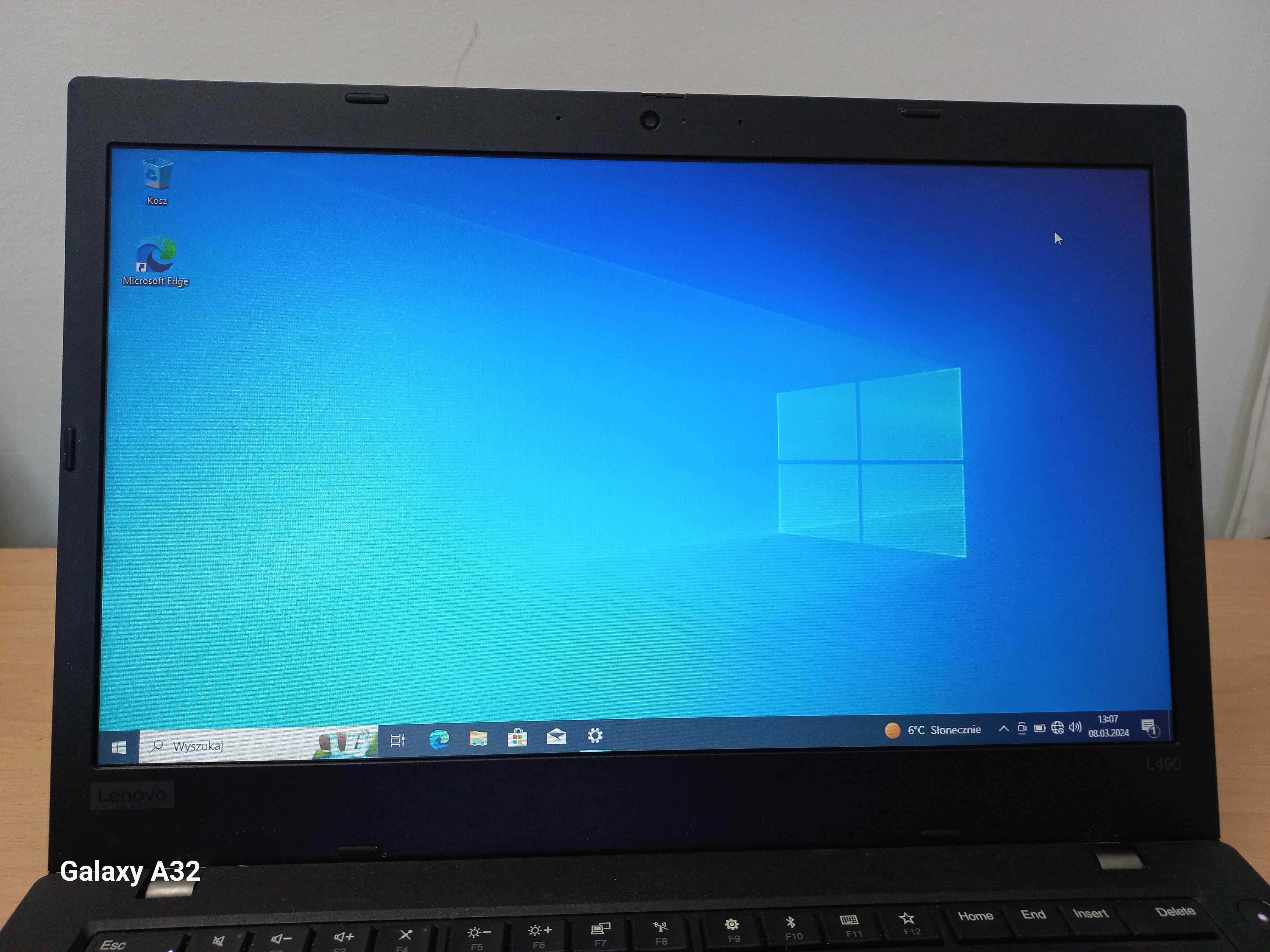 Laptop Lenovo ThinkPad L490 I5-8265u 14,1" i5 8 GB SSD Torba LUX