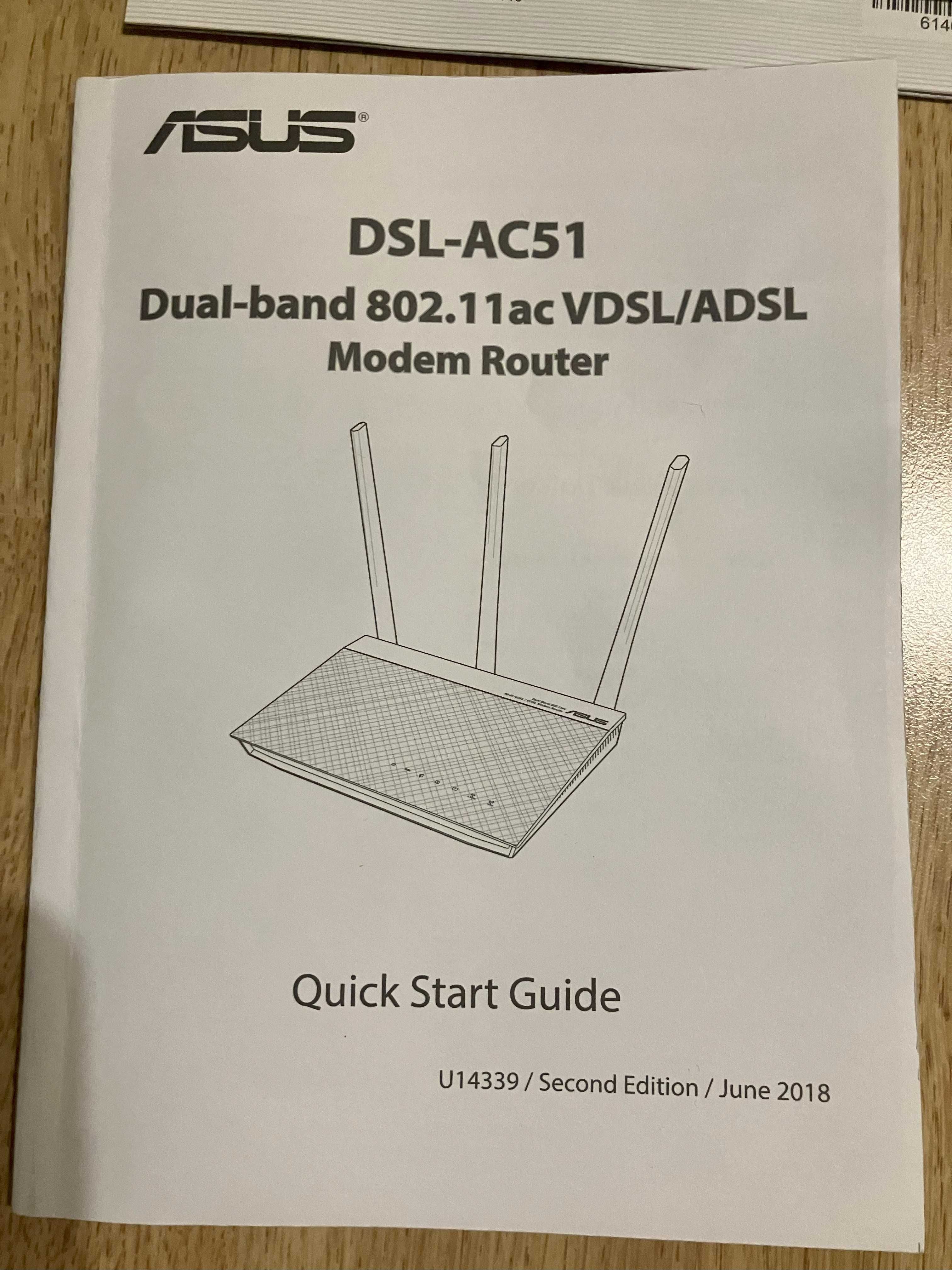 Router ASUS Wireless-AC750 DSL-AC51