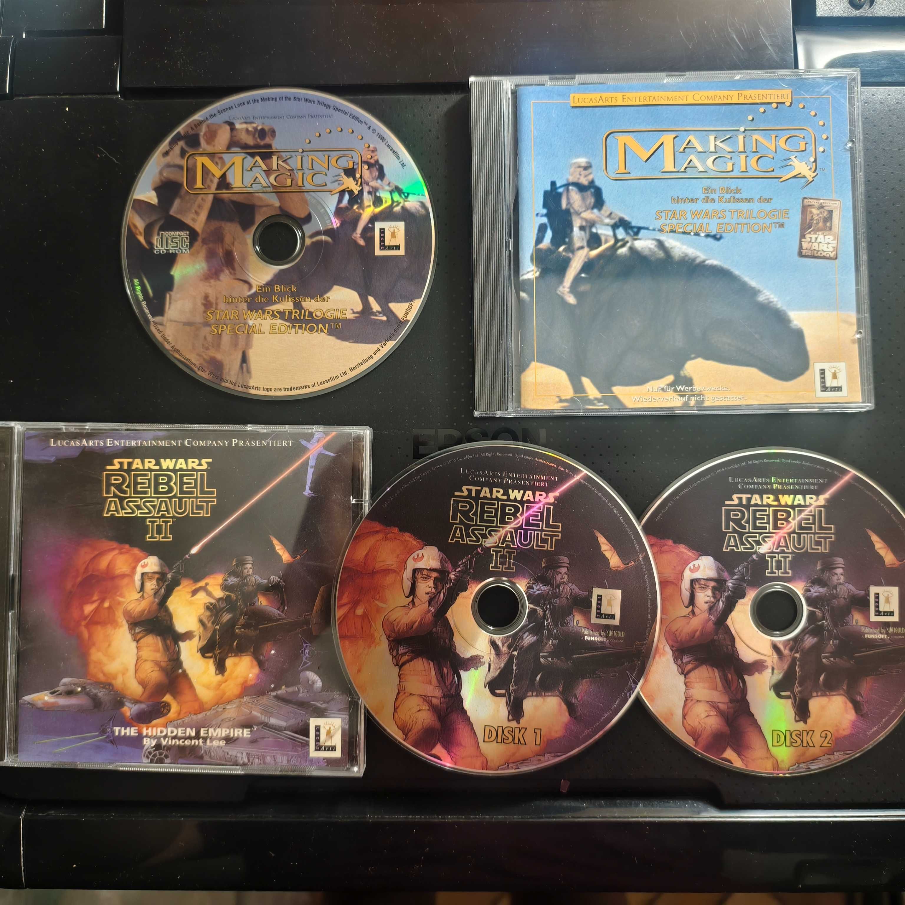 Unikat Gra PC - Star Wars: Behind the Magic 1998 + Rebel Assault