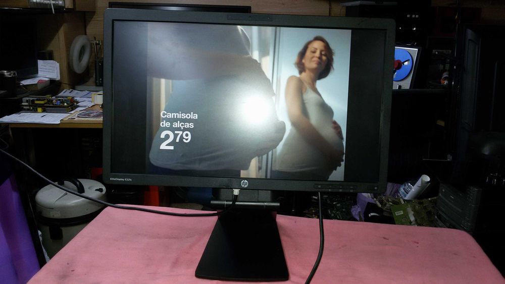 monitor tft profissional hp e221c 22polg.