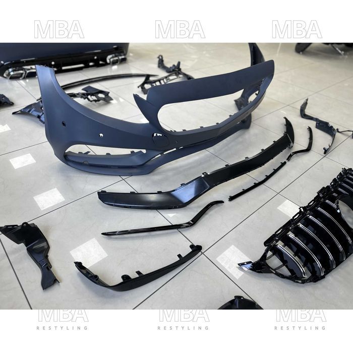 Обвес Mercedes C63 AMG W205 БЕЗ ОПТИКИ Рестайлинг