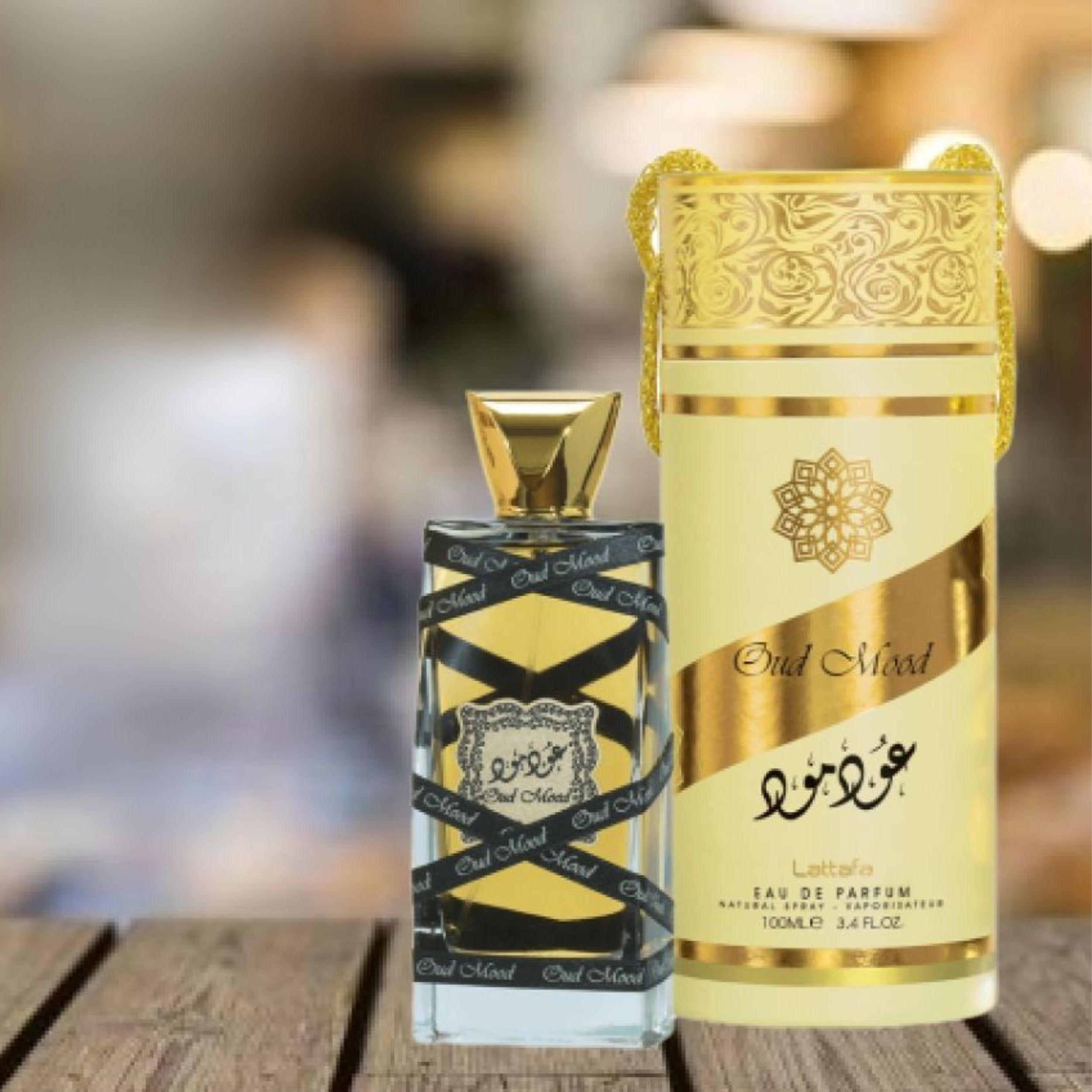 Lattafa oud mood edp perfumy arabskie orientalne unisex dubajskie 100