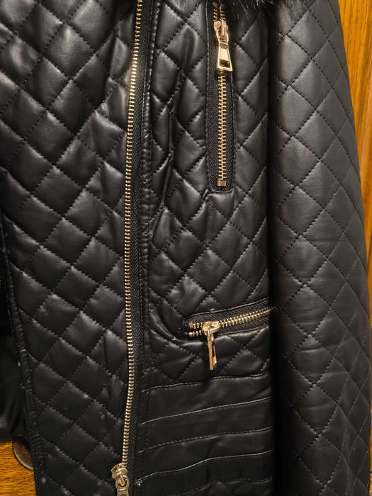 Ramoneska pikowana czarna 36/38