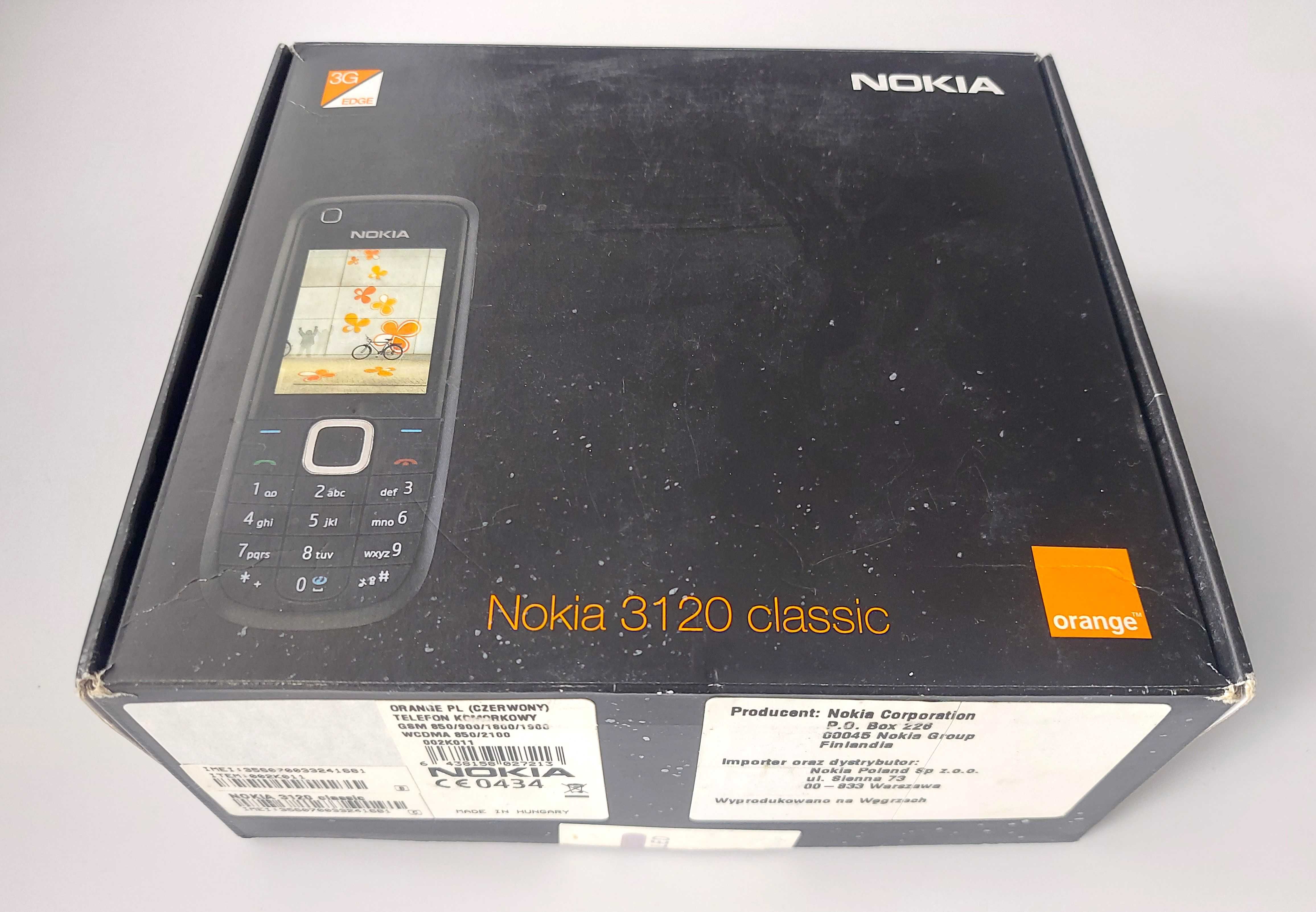 Karton Pudełko Box  NOKIA 3120 classic Oryginalny