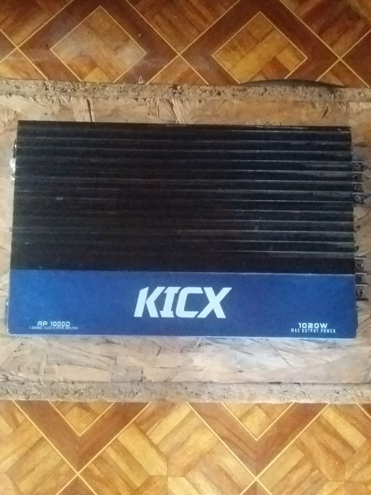 сабвуфер с двухканальным усилителем kicx AP-1000D, 1020W