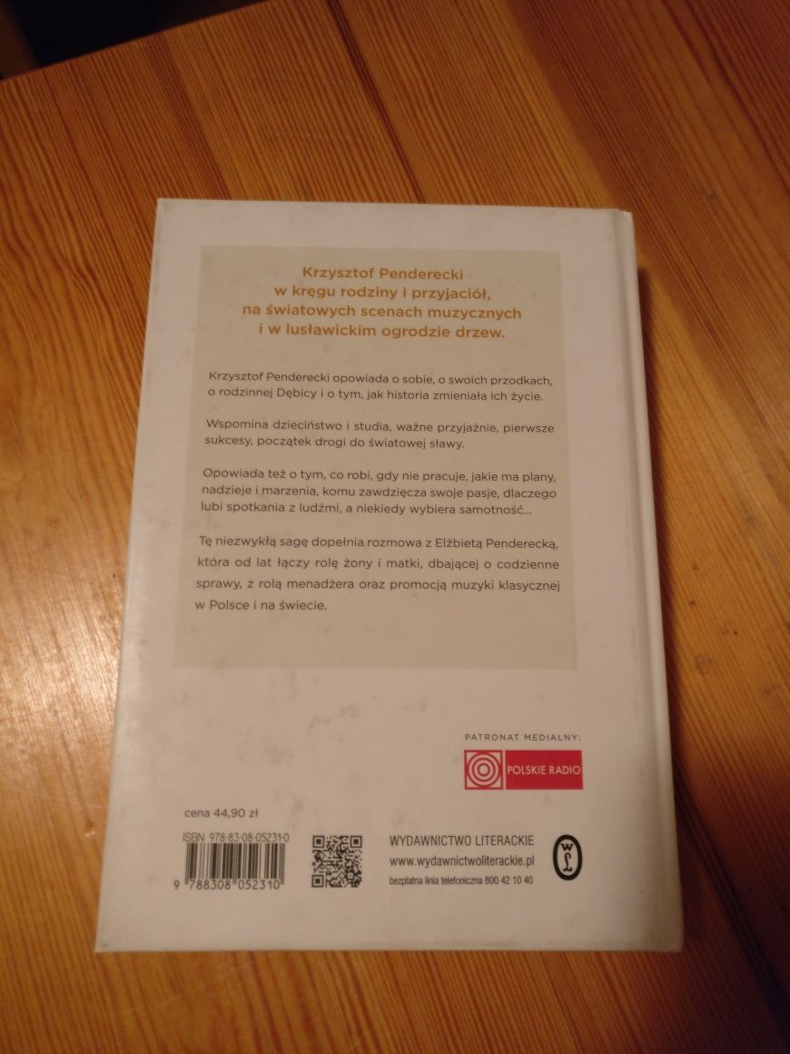 książka Pendereccy, Saga Rodzinna, Krzysztof Penderecki