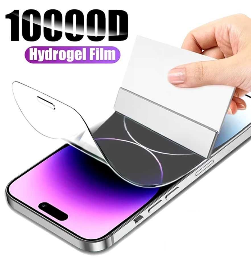 Гидрогелевая защитная пленка iPhone 15 Pro Max / 14 Plus / 13 Pro Max