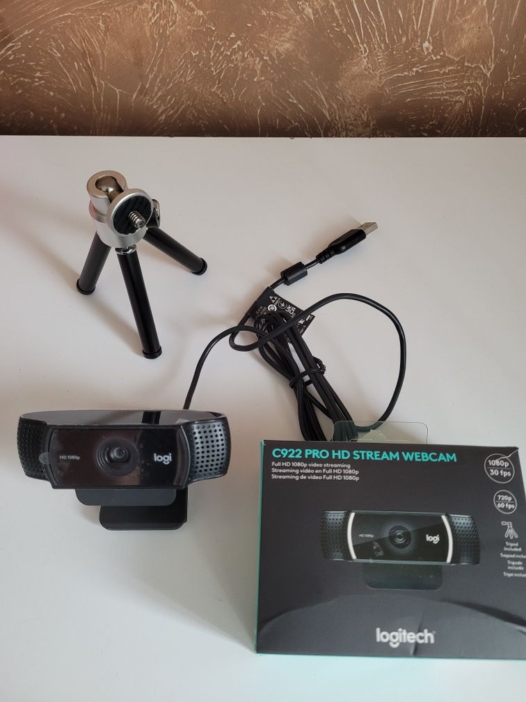 Веб-камера для стріму Logitech C922 Pro Stream Full HD
