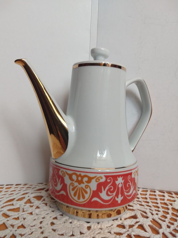 Porcelanowy serwis kawowy Roman lata 70