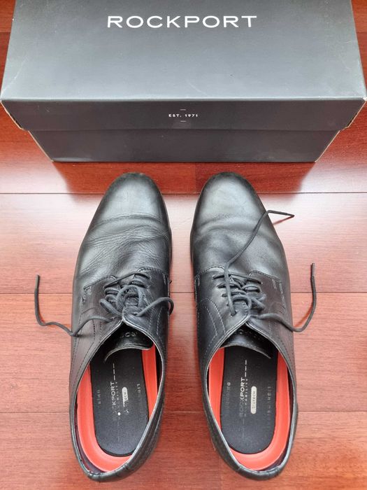 Sapatos pretos Rockport, tamanho 44,5