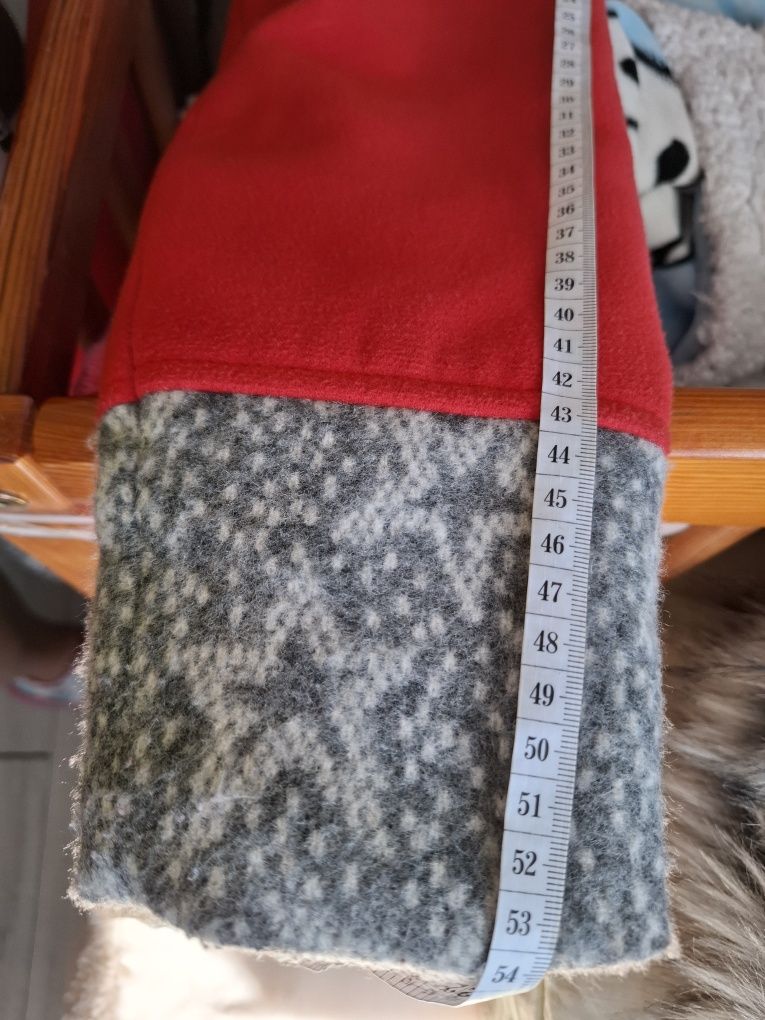 Płaszcz flauszowy z kapturkiem