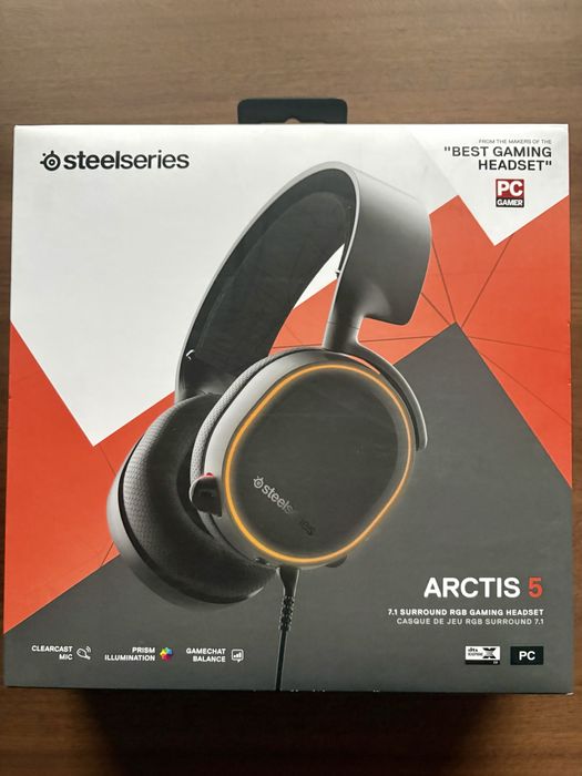 Słuchawki przewodowe SteelSeries Arctis 5