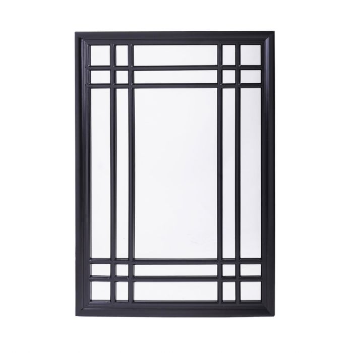 Lustro z ozdobnymi szprosami