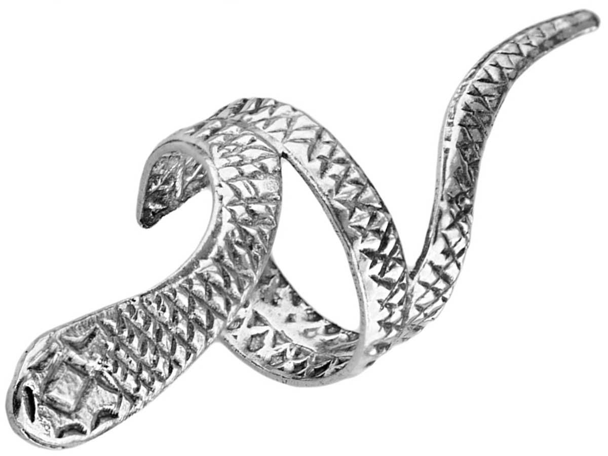 VERSIL kolczyk nausznica oponka żmija wąż SREBRO 0,925