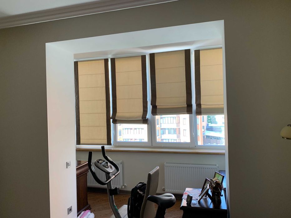 Ролеты из ткани , день - ночь , римская штора день-ночь ткань + тюль