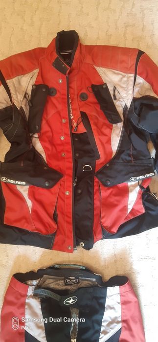 мотоформа мотокомбинезон polaris рост 180см разм 50 целый чистый