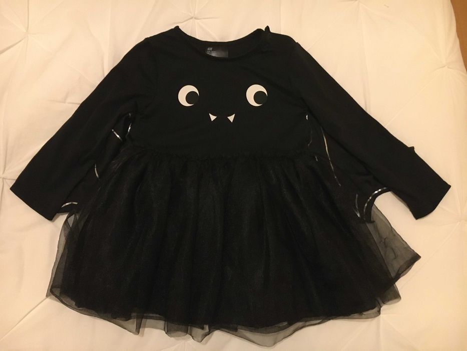 Fato/Vestido Carnaval Morcego bebé/criança 86/92cm H&M