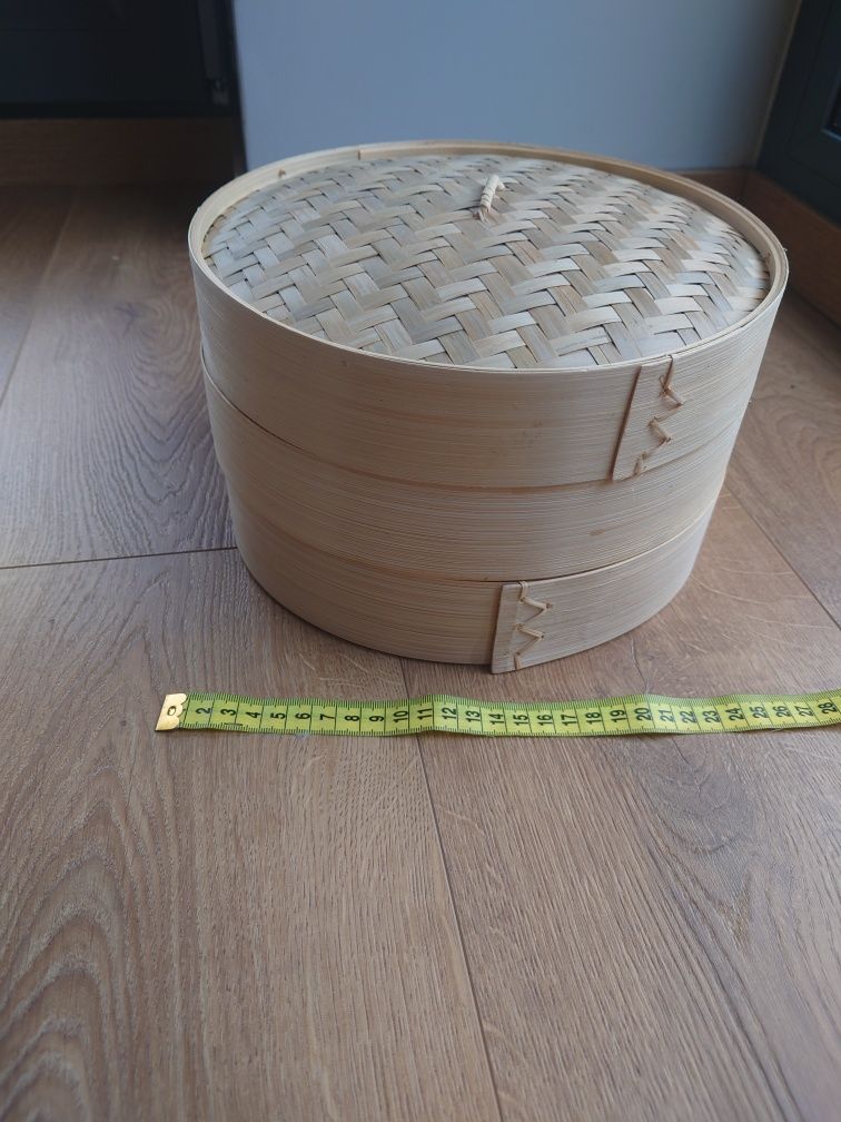 Sitko bambusowe, parowar bambusowy Bamboo steamer 25cm
