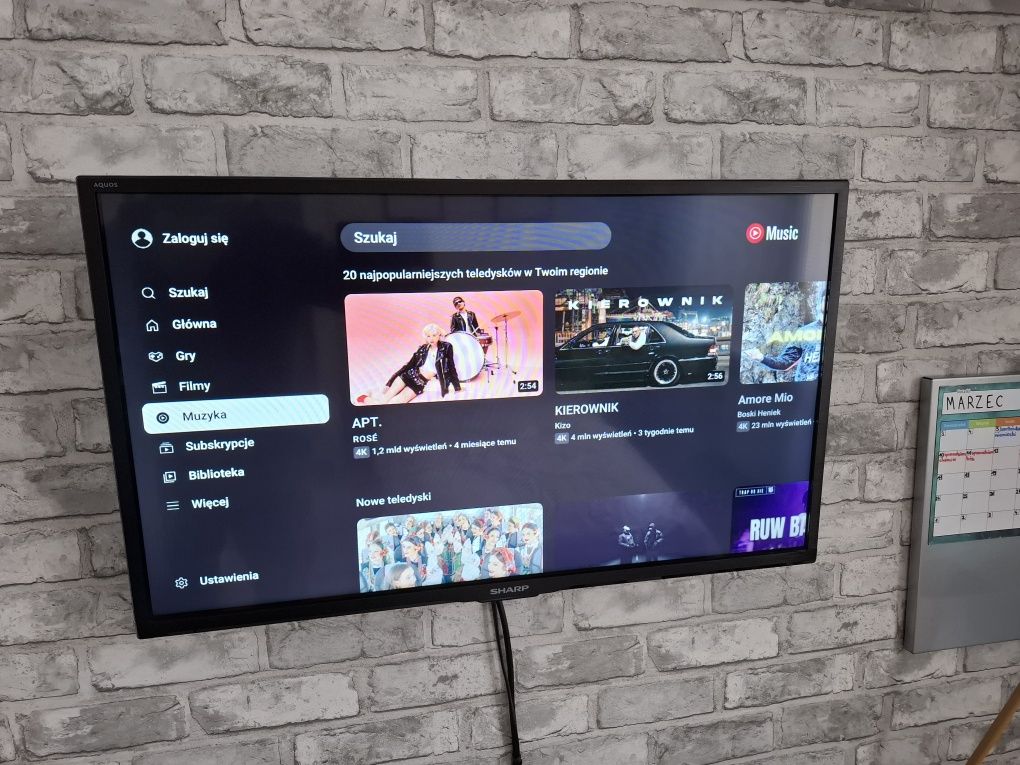 TV telewizor sharp aquos 32 lcd super