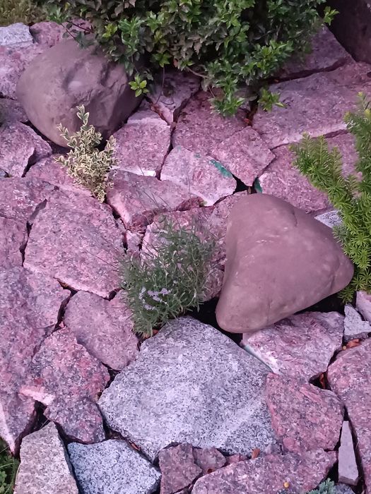 Камінь(граніт) рокарій клумба