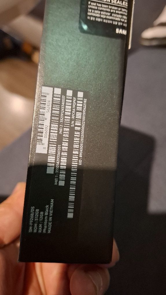 Samsung z lofd 3 5g 512  komplet sprawny z wadą