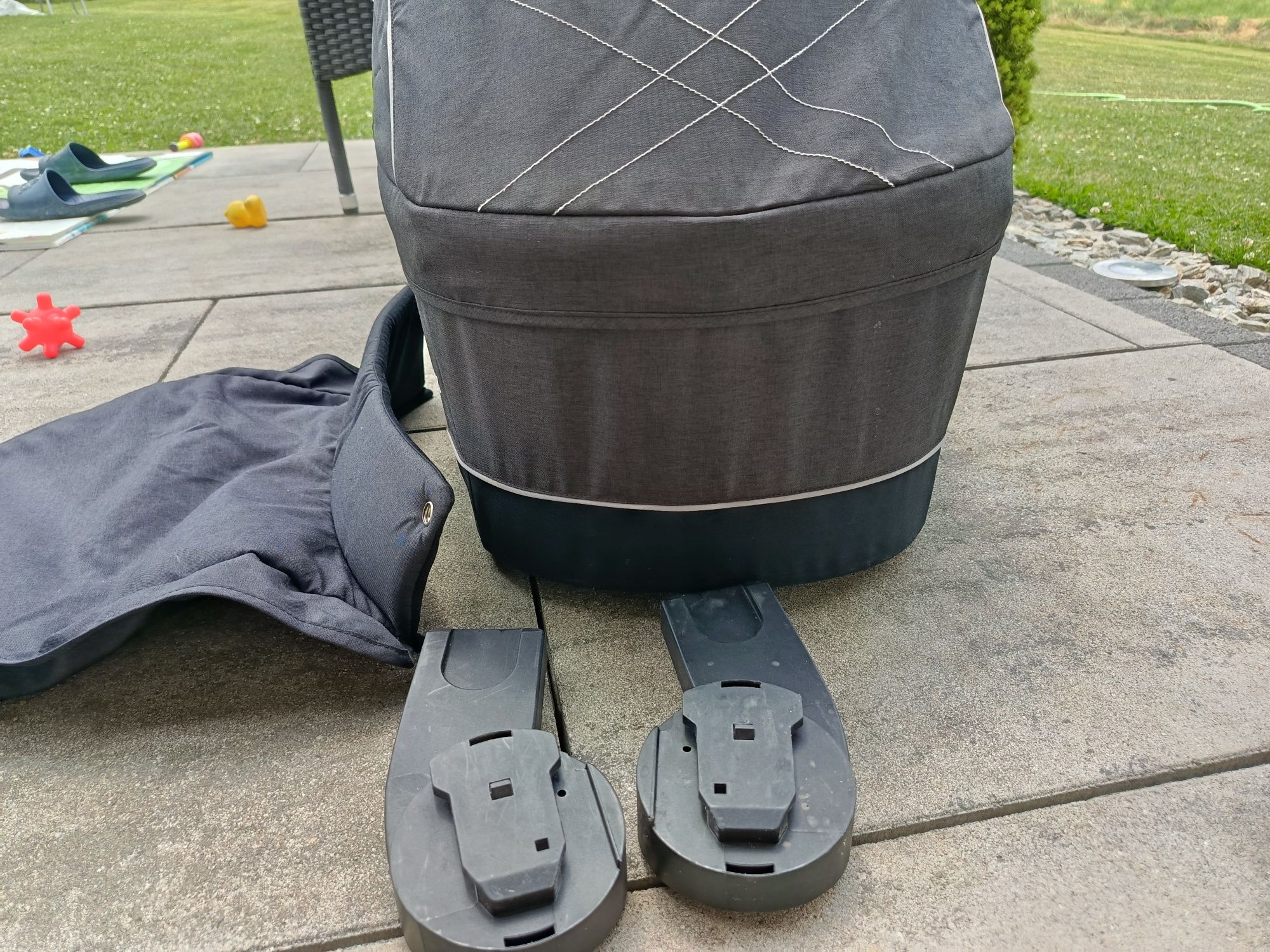 Gondola do wózka cybex + adaptery