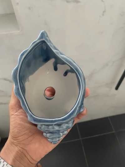 Vaso em forma de Concha do Espaço Casa