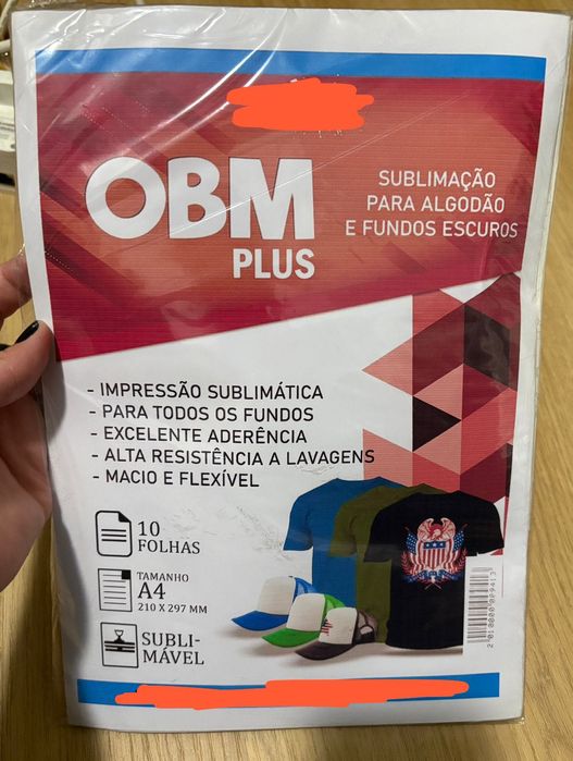 Papel OBM plus sublimação