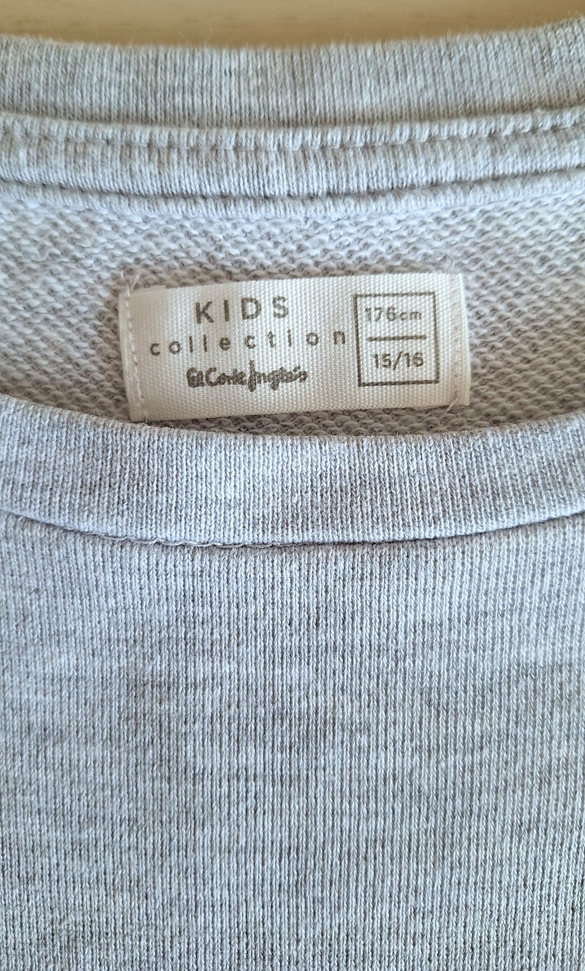 Vestido cinzento (Kids El Corte Inglés)