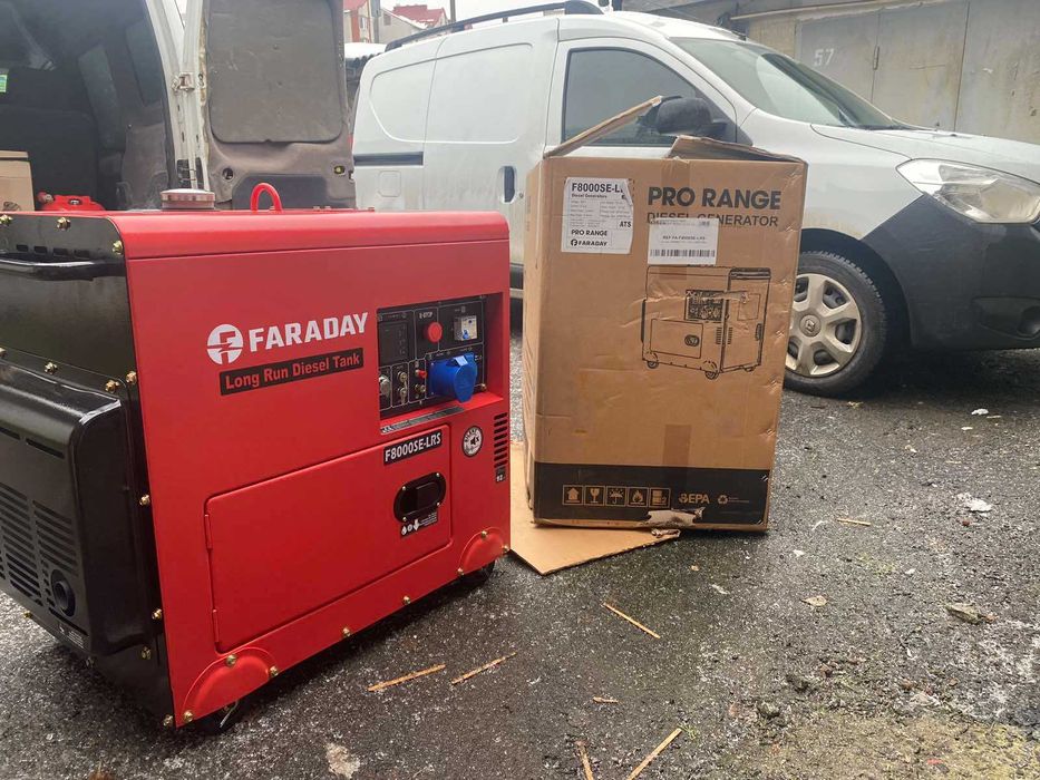 F8000SE-LRS Дизельний генератор FARADAY 6,3 КВТ