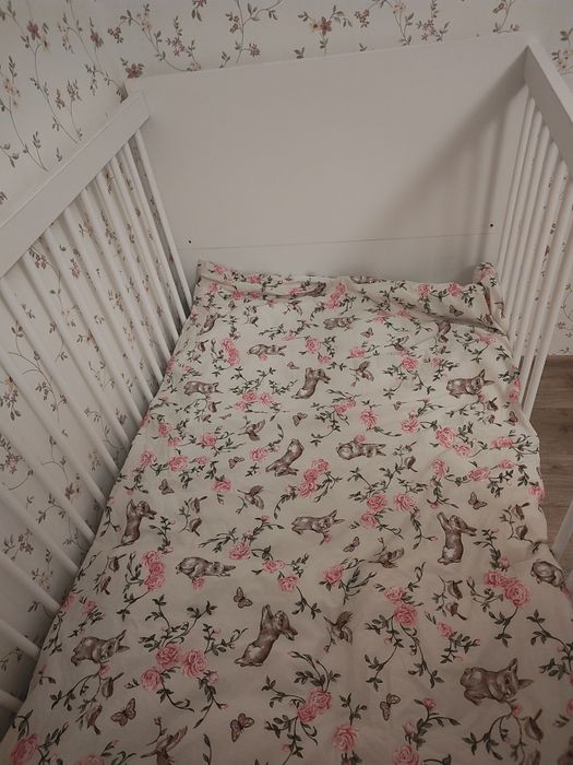 Łóżeczko 3w1 Klupś kompakt z komodą