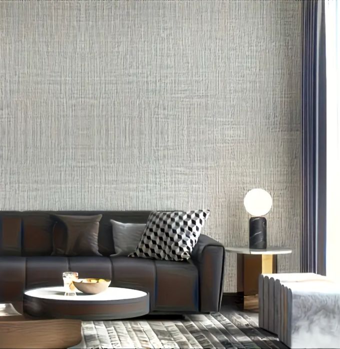 Papel de parede 3D para Paredes Texturizado cinzento