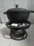 Fondue com panela de ferro 1 litro