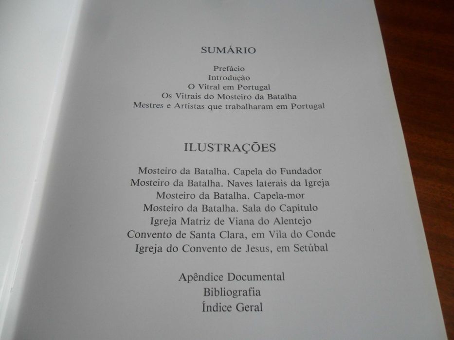 "O VITRAL EM PORTUGAL" - Séculos XV - XVI de Carlos Barros -1ª Ed 1983
