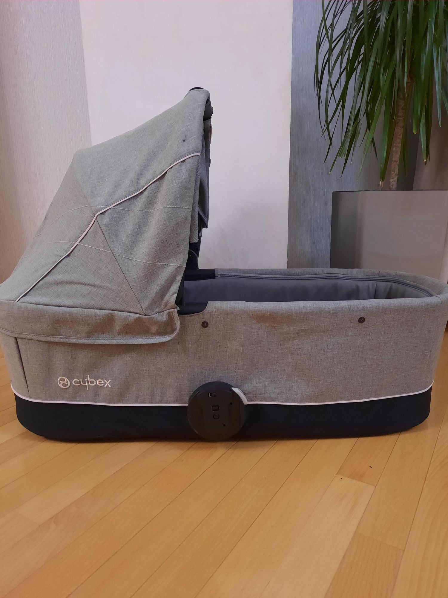 люлька коляска cybex  Balios S Cot S Grey-mid grey