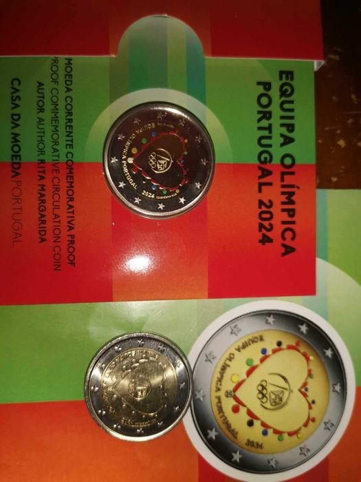 Moeda Jogos Olímpicos Paris 2024