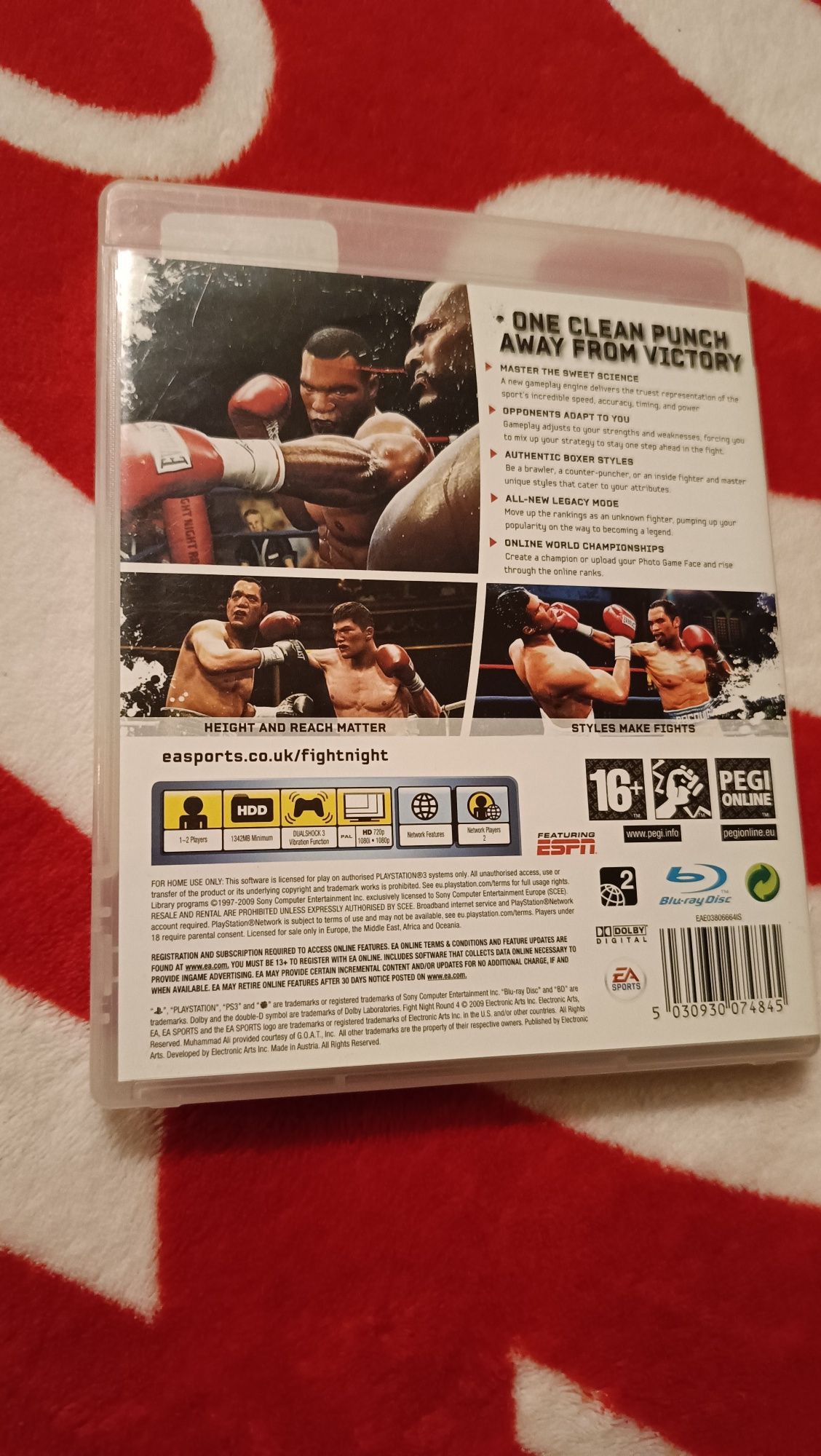Fight Night Round 4 PS3 ENG PlayStation Wersja Premierowa.
