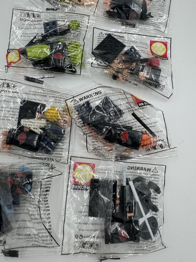 Zestaw ludzikow lego naruto