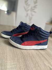 Buty granatowe snakersy Puma za kostke 39, zimowe