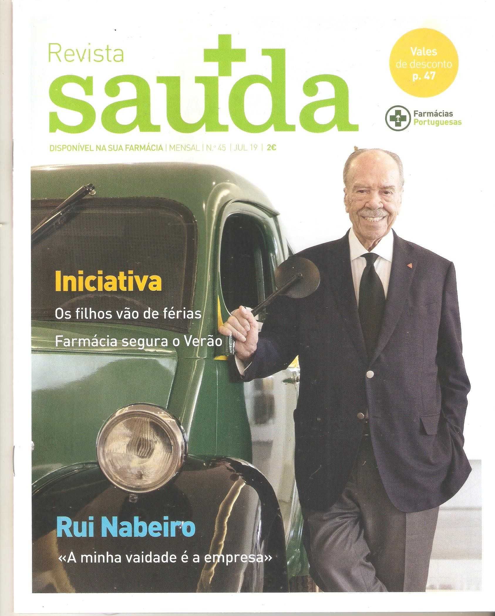 Rui Nabeiro 2019 em capa de revista