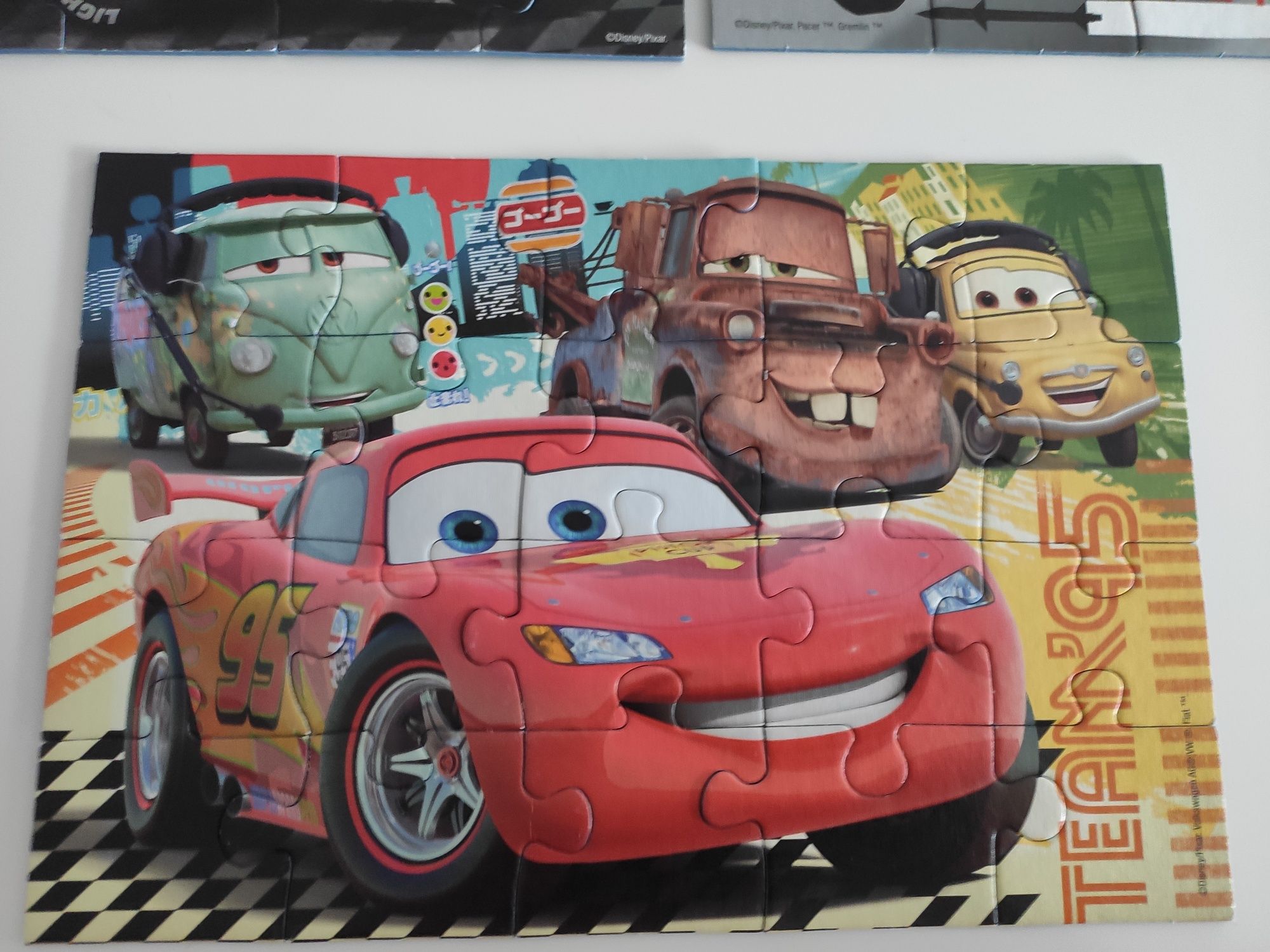 Puzzle cars 2 3w1 ravensburger zygzak McQueen memo
