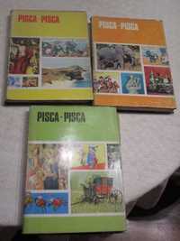 Revistas Pisca Pisca encadernadas 3 volumes números 1 a 18