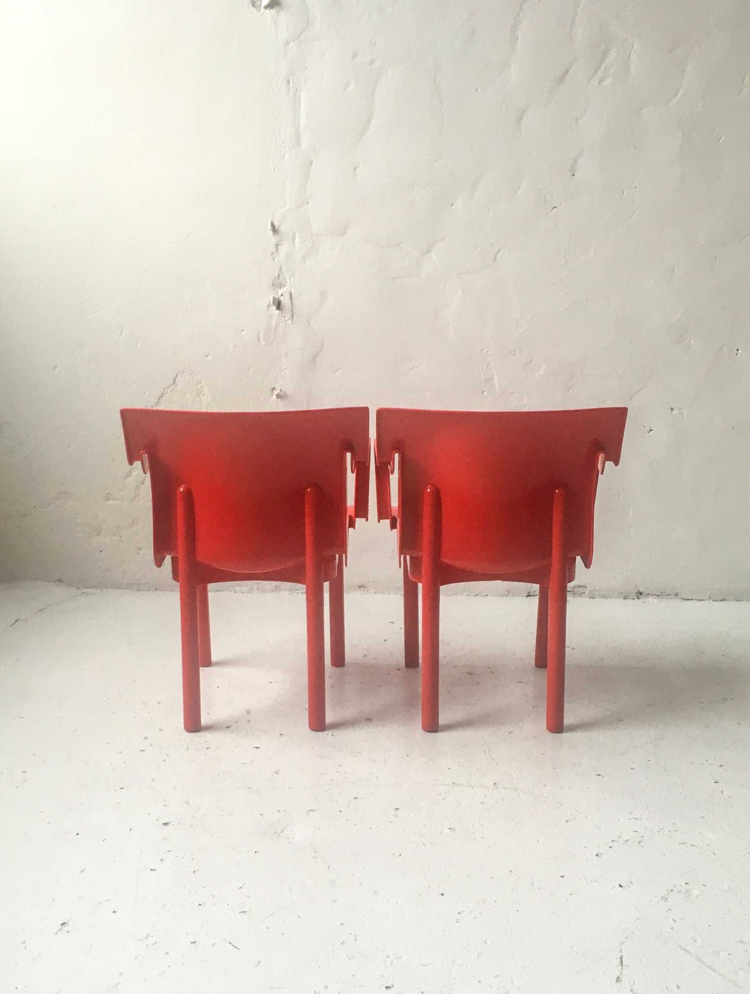 Kartell krzesła K4870 proj Anna Castelli Ferreri lata 80 vintage