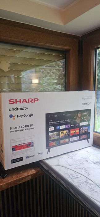 NOWY telewizor Sharp android TV 24" Smart LED HD TV (24FH2EA)