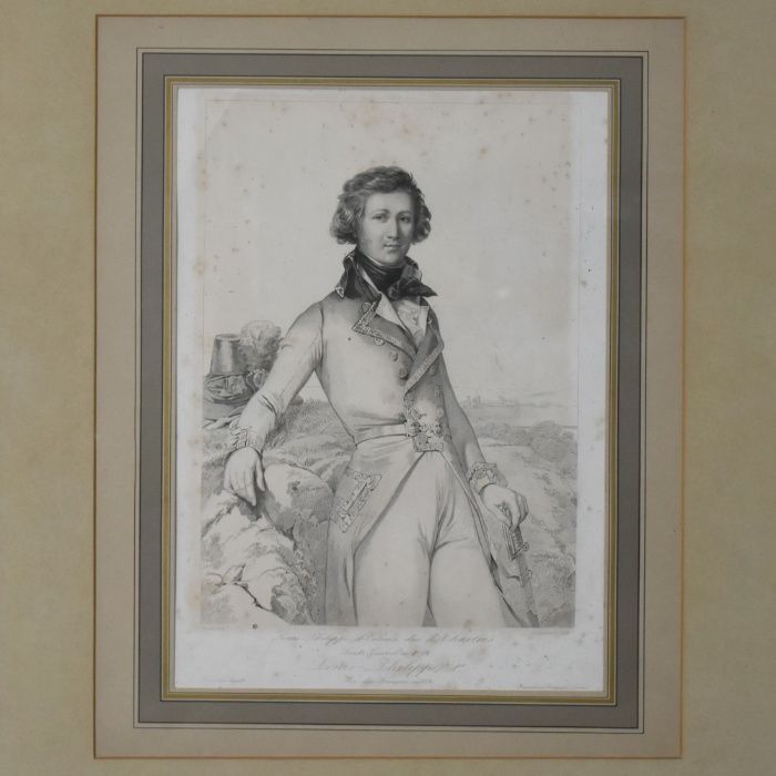 Gravura « Louis Philippe d'Orleans, duc de Chartres », XIX