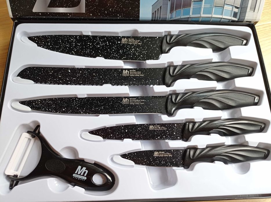 Zestaw 5 szt. noży Millerhaus + obieraczka